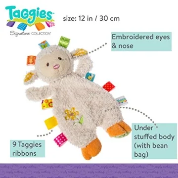 Soft Taggies Sherbet Lamb Lovey for Babies and Toddlers