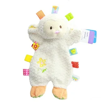 Soft Taggies Sherbet Lamb Lovey for Babies and Toddlers