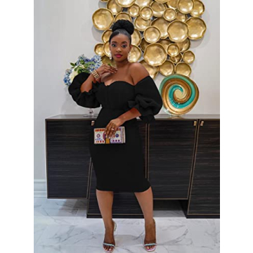 Shop Memoriesea Off Shoulder Bodycon Dress in Black Today!