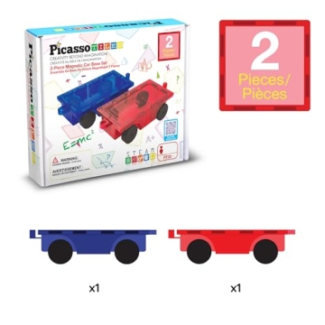 PicassoTiles Car Truck Construction Kit Educational Toy Set