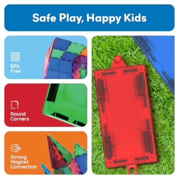 PicassoTiles Car Truck Construction Kit Educational Toy Set