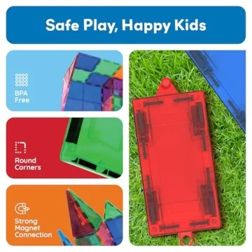 PicassoTiles Car Truck Construction Kit Educational Toy Set