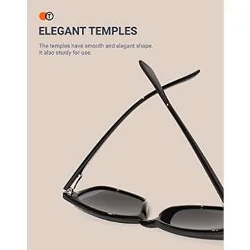 TIJN Polarized Sunglasses for All - Classic Style & UV Protection