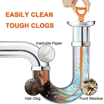 Forlivese Drain Snake Tool for Effortless Clog Removal