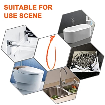 Forlivese Drain Snake Tool for Effortless Clog Removal