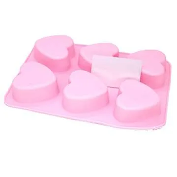 X-Haibei Love Silicone Heart Mold for Baking & Crafts