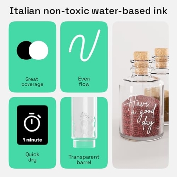 Extra Fine White Acrylic Paint Pens for Creative Crafts