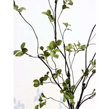 Stylish 3Pcs 38.8" Faux Greenery Stems for Decoration