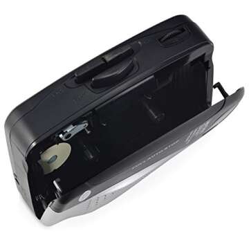 Lyss Electronics CP601 Portable Cassette Player with Speaker