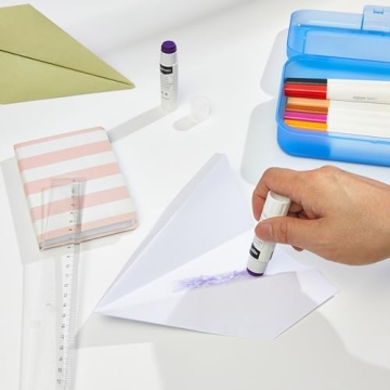 Amazon Basics Purple Washable Glue Sticks 2-Pack