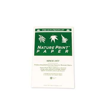Nature Print Paper - NPP40 Sun Activated, 5 x 7 Inches, Pack of 40 - 1006385