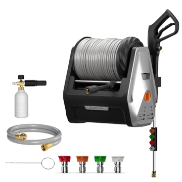 Giraffe Tools Grandfalls Pressure Washer with 100ft Hose and Foam Cannon