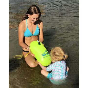 New Wave Swim Bubble Tow Float for Safer Swimming
