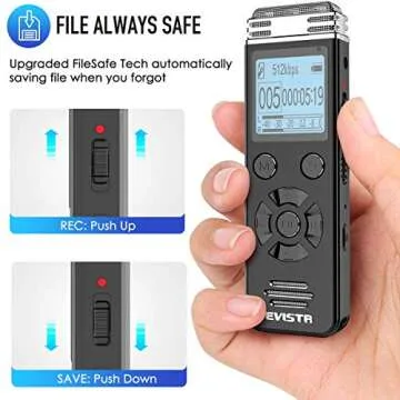 64GB Digital Voice Recorder for Meetings Lectures