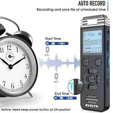 64GB Digital Voice Recorder for Meetings Lectures