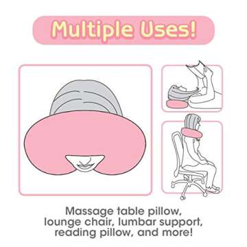 H HOMEWINS Travel Pillow for Kids Toddlers - Soft Neck Head Chin Support Pillow, Cute Animal, Comfortable in Any Sitting Position for Airplane,Car,Train,Machine Washable,Children Gift (Unicorn)