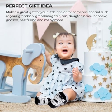 FANCYKIDS Baby Sports Themed Socks Set of 4 Pairs