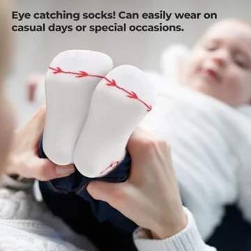 FANCYKIDS Baby Sports Themed Socks Set of 4 Pairs