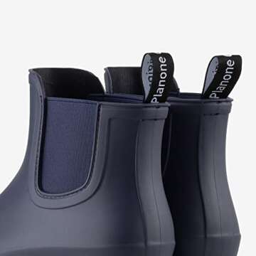 Stylish Planone Short Wide Width Rain Boots for Women