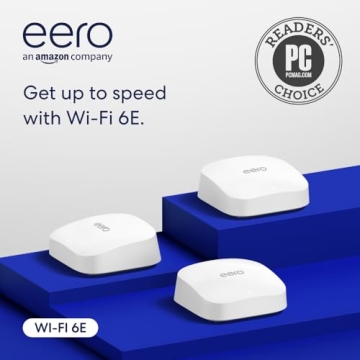 Amazon eero Pro 6E Mesh Wi-Fi Router - 6,000 sq ft
