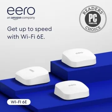 Amazon eero Pro 6E Mesh Wi-Fi Router - 6,000 sq ft