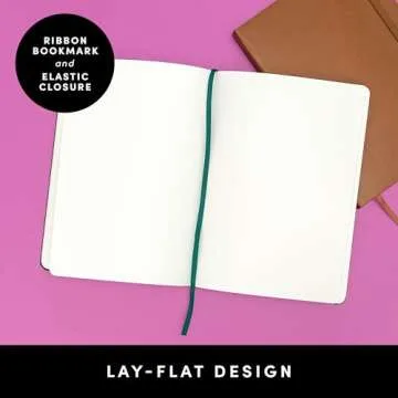 PAPERAGE Burgundy Blank Journal - Durable & Stylish Notebook