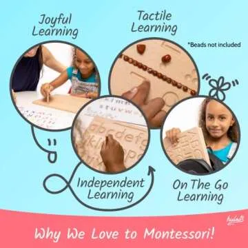 Montessori Letter Tracing Boards for Kids Aged 3-5