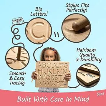 Montessori Letter Tracing Boards for Kids Aged 3-5