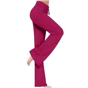 LIKEOULI Comfortable High Waist Yoga Pants - Ideal for Everyday Wear