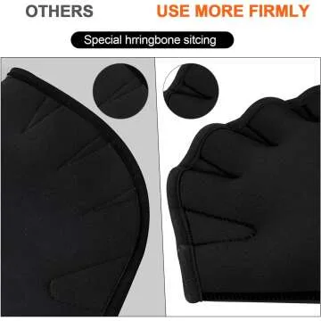 TAGVO Aquatic Gloves for Swimming & Fitness