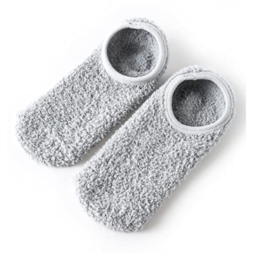 Bevigorio Non-Slip Slipper Socks Women Cozy Grippy 3-Pack