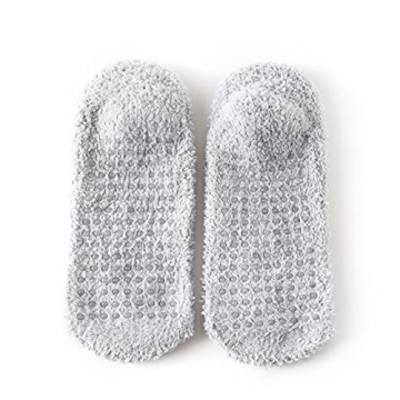 Bevigorio Non-Slip Slipper Socks Women Cozy Grippy 3-Pack