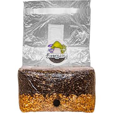 Booming Acres Mushroom Grow Bag Starter Kit for All Levels