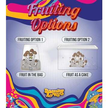 Booming Acres Mushroom Grow Bag Starter Kit for All Levels