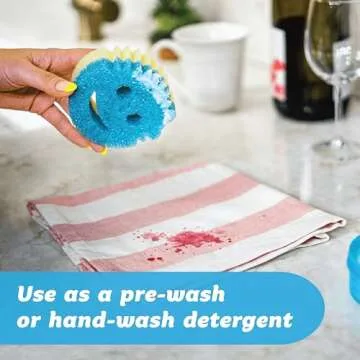 Scrub Daddy Powerase Gel Fabric Stain Remover - Multipurpose Upholstery Cleaner for Fabric & Leather Sofa, Furniture & Carpet Stain Remover for Old Stains, Mattress Cleaning, Incl. Scrub Mommy Sponge