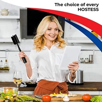 Heat Resistant Nylon Ground Beef/Potato Masher for Safe Cooking