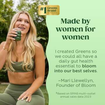 Bloom Greens and Superfoods Powder for Women - 25 Servings