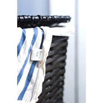 Clothing Labels, Write On Name, No Iron, Washer and Dryer Safe, Kids Label for Daycare and School, M...