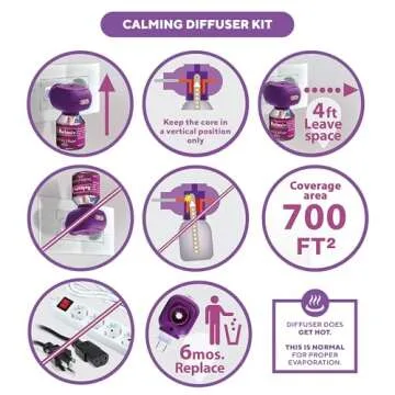 Beloved Pets Cat Calming Diffuser & Pet Anti-Anxiety Products - Feline Calm Pheromones Plug-in & Cat...