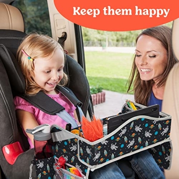 PILLANI Kids Travel Tray for Road Trip Essentials