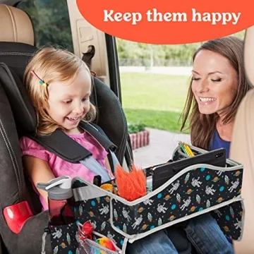 PILLANI Kids Travel Tray for Road Trip Essentials