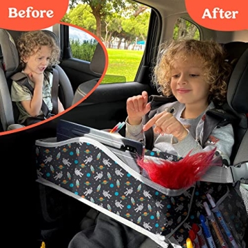 PILLANI Kids Travel Tray for Road Trip Essentials