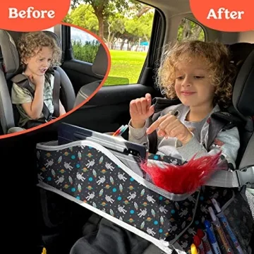 PILLANI Kids Travel Tray for Road Trip Essentials