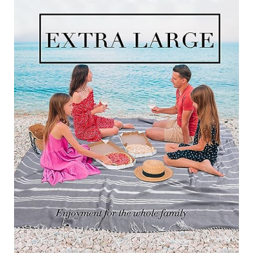 Giant Thin Boho Towel for Beach and Travel Essentials