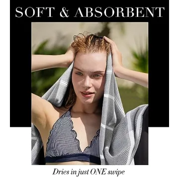 Giant Thin Boho Towel for Beach and Travel Essentials