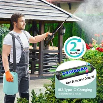Battery Powered Garden Sprayer for Easy Outdoor Use