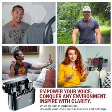 TikTalkPro Wireless Lavalier Microphone for iPhone