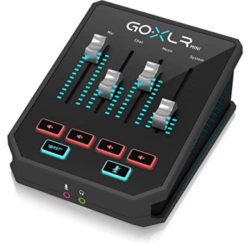 GoXLR MINI: Ultra-Compact Broadcast Mixer & USB Interface