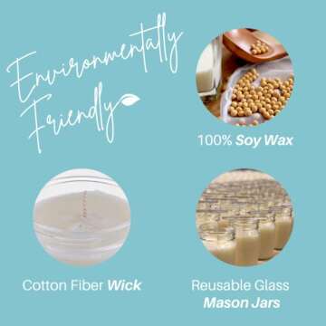 Nika's Home Blueberry Muffin Candle - Long Lasting & Scented