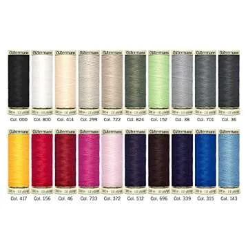 Gutermann Sew-All Thread Set: 20 Spools of 100m Assorted